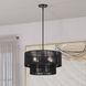 Acordia 4 Light 20 inch Black Pendant Chandelier Ceiling Light