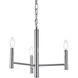 Carmella 3 Light 17 inch Chrome Pendant Ceiling Light