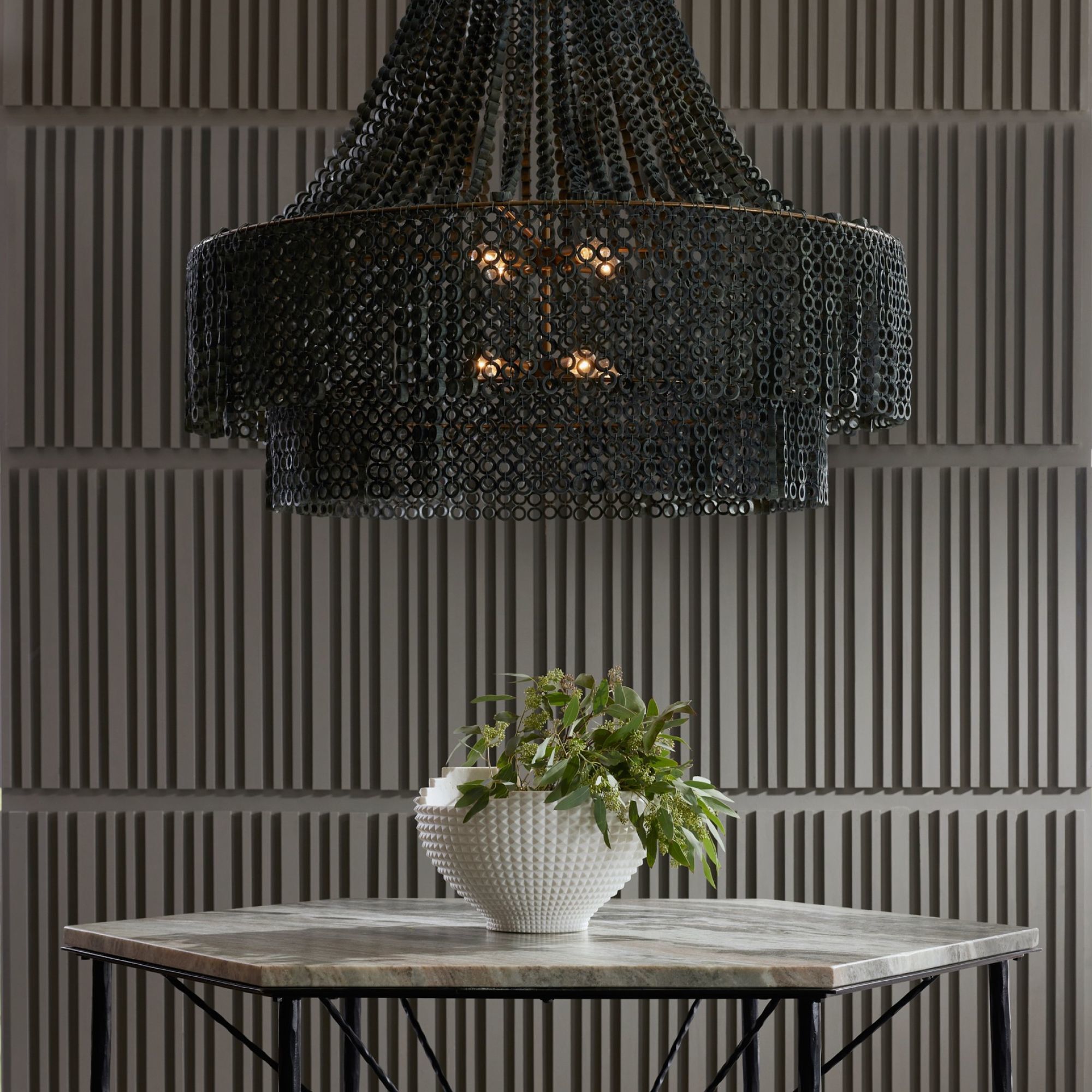 Caruso Ivory Centerpiece