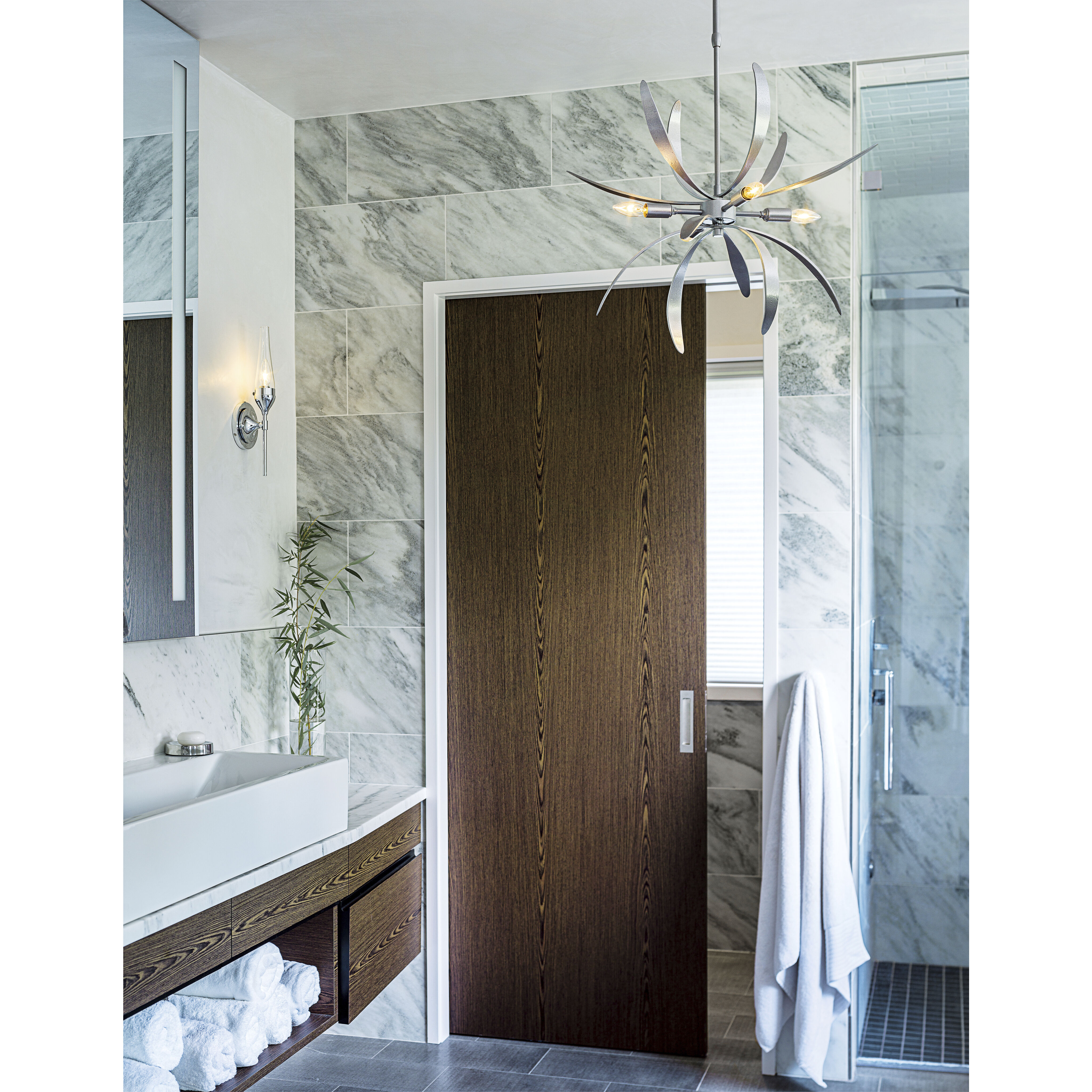 Dahlia 4 Light 21.3 inch Dark Smoke Mini Pendant Ceiling Light