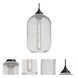 Omega 12 1 Light Black Cord Pendant Ceiling Light