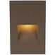 Tyler 12 2 watt Bronze Step and Wall Lighting in Amber, WAC Landscape