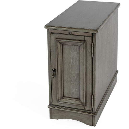 Masterpiece Harling Silver Satin Chairside Chest