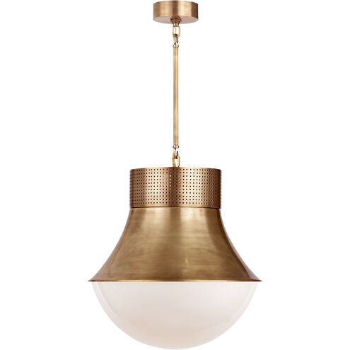 Kelly Wearstler Precision 1 Light 17 inch Antique-Burnished Brass Pendant Ceiling Light, Large