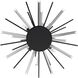 Palisades Ave. 4 Light 24 inch Black Flush Mount Ceiling Light