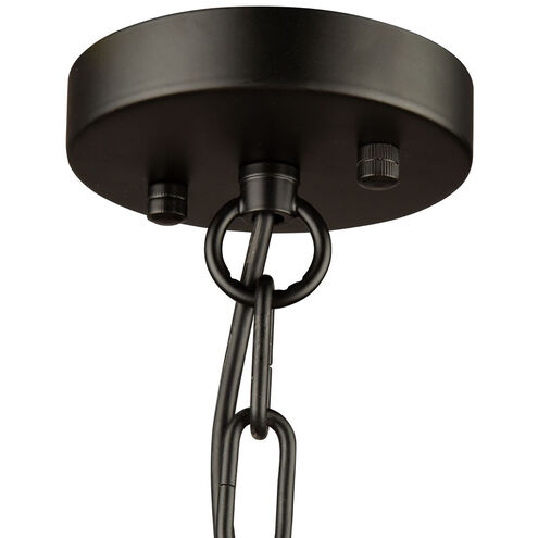 Coco LED 25.6 inch Gold and Black Chandelier Ceiling Light