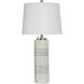 Ellis 29 inch 100.00 watt Mercury and Warm Gray and Silver Table Lamp Portable Light