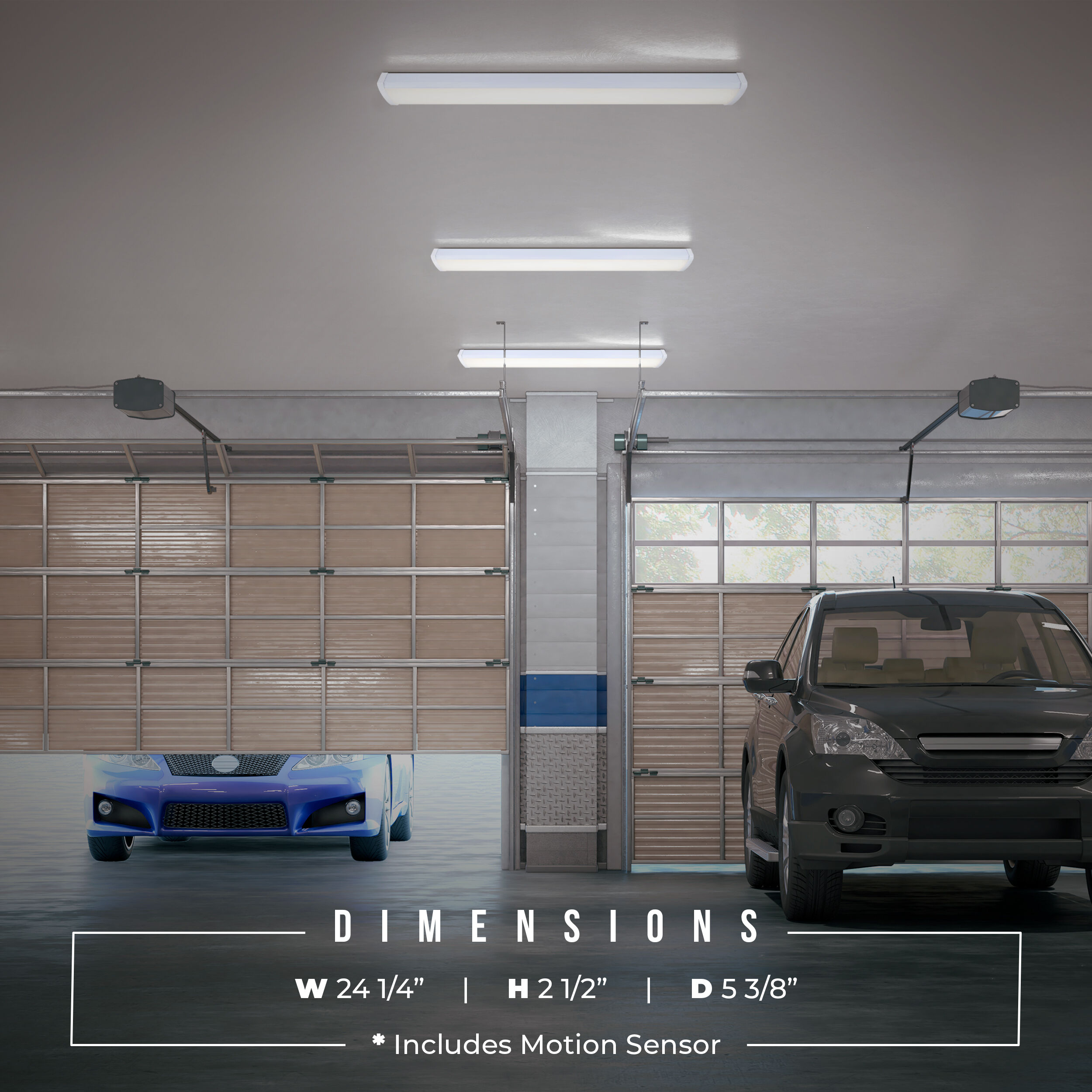 Madison LED 5.4 inch White Utility Light