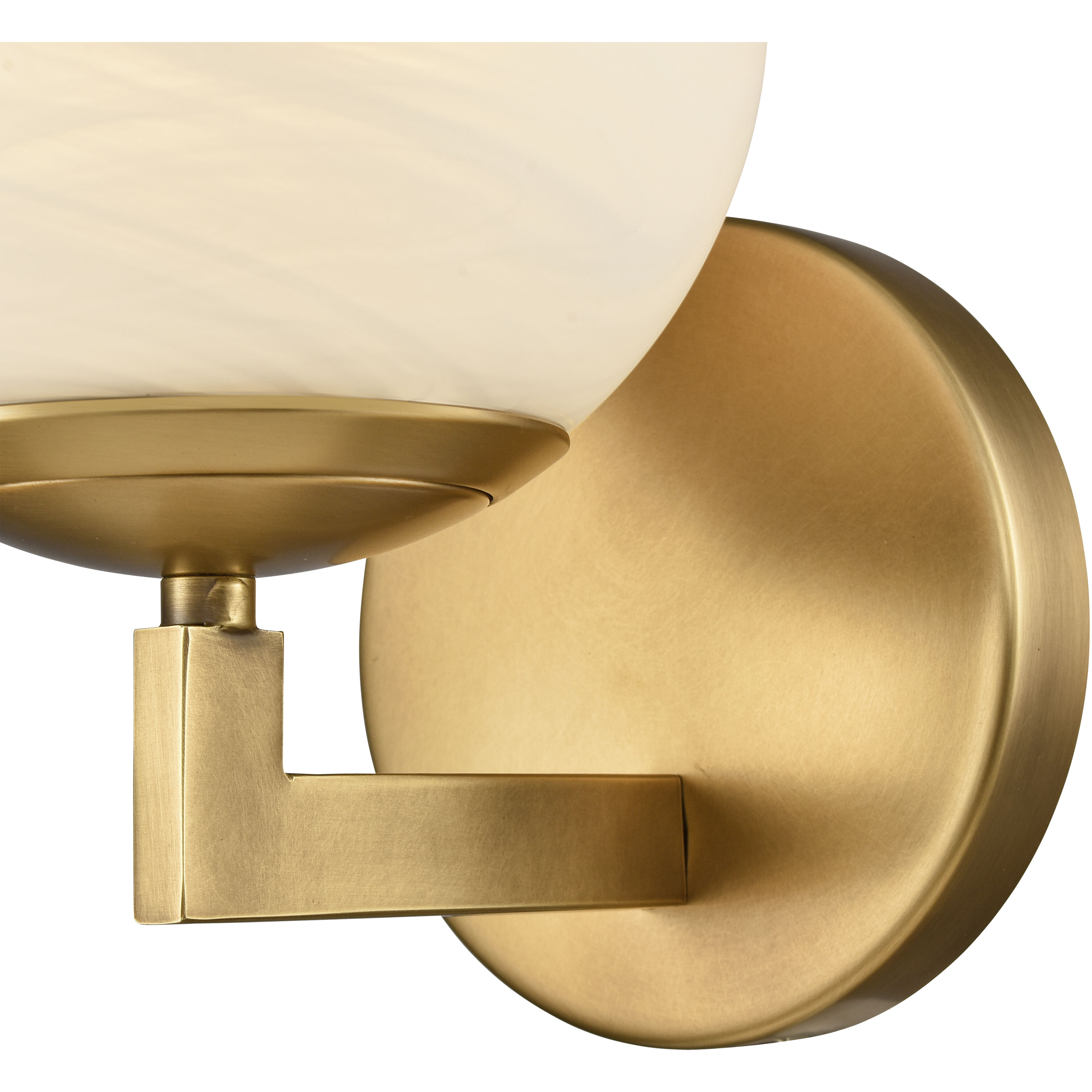Gillian 1 Light 7.5 inch Natural Brass Vanity Light Wall Light