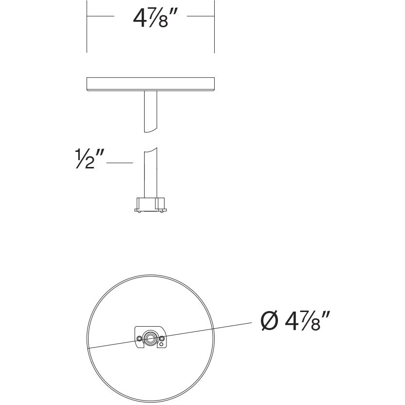 Ventrix Black Track Component Ceiling Light