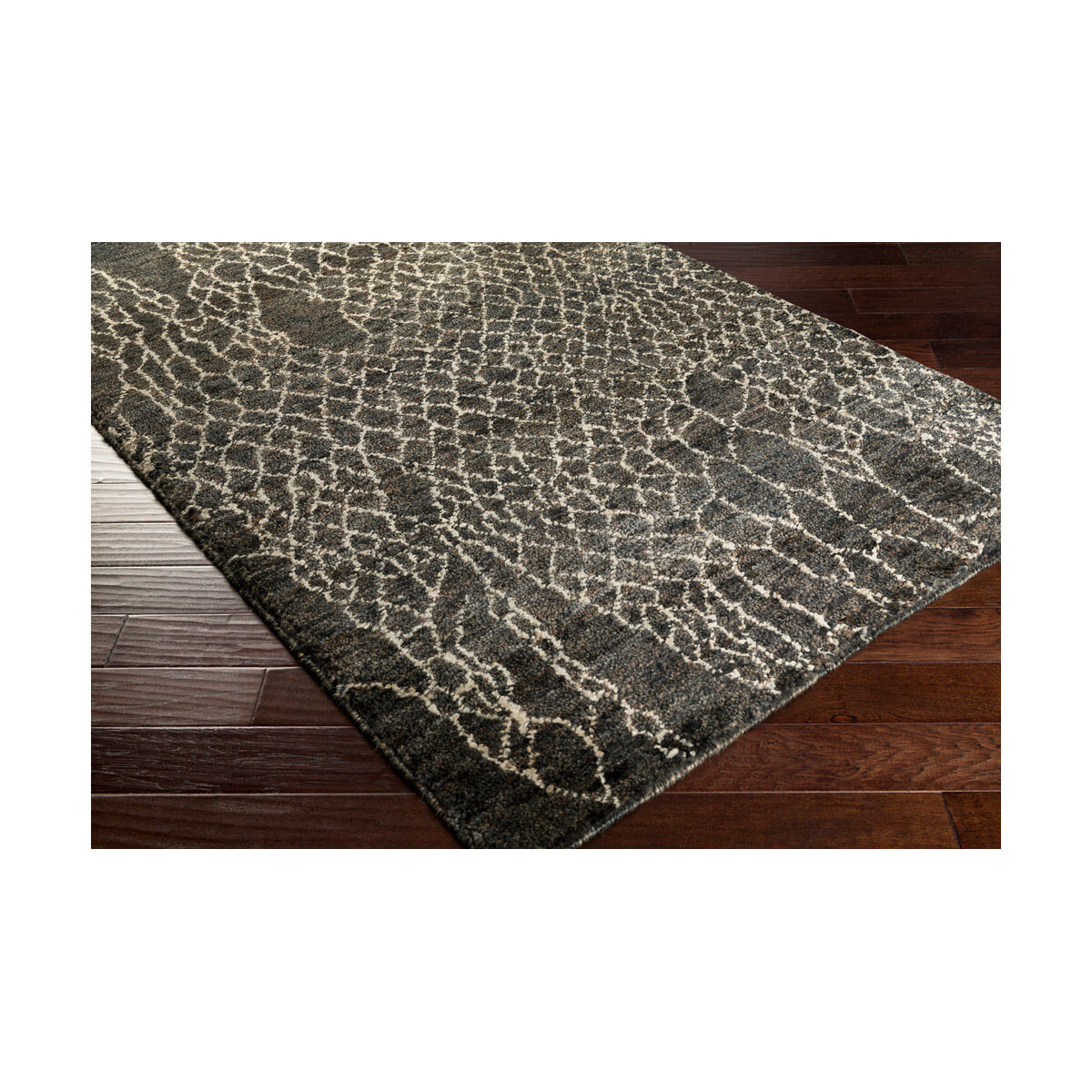 Bjorn 36 X 24 inch Black/Khaki/Dark Brown/Ivory Rugs, Jute