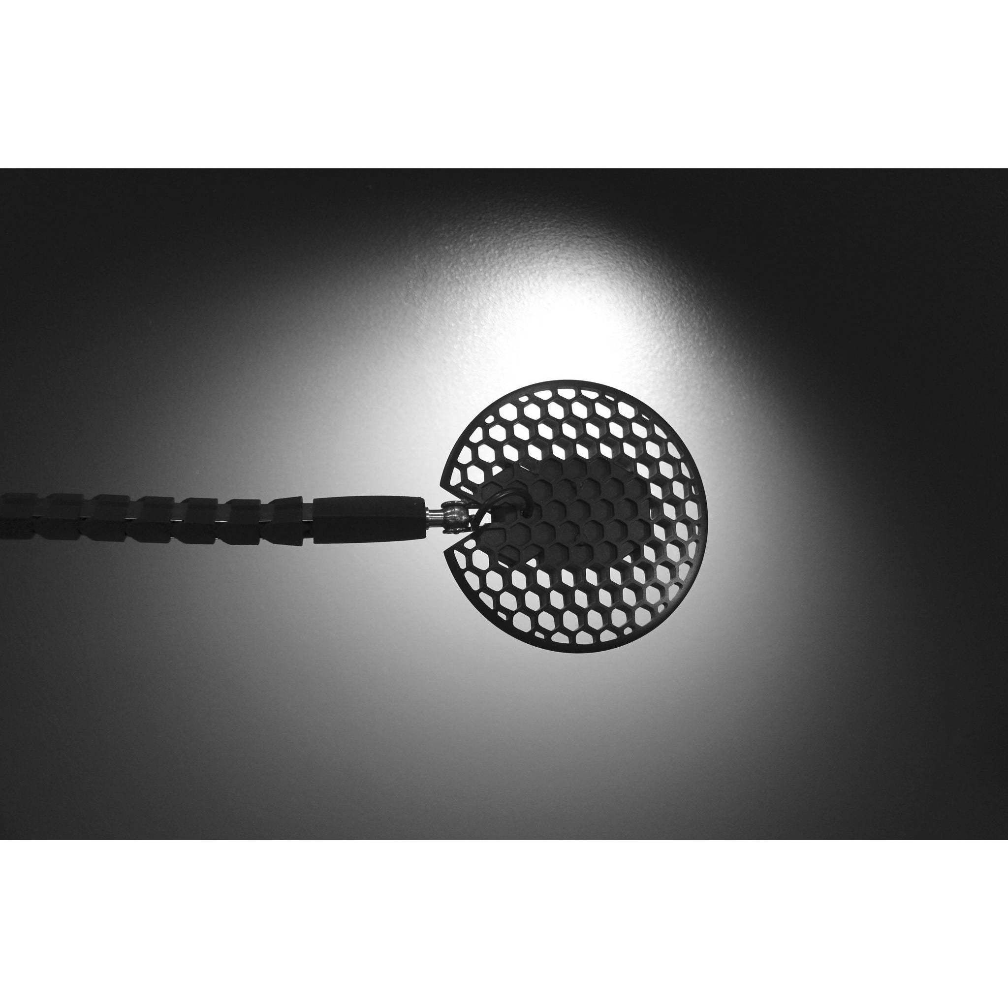 Natrix 16 inch 9.00 watt Black / Brushed Steel Desk Lamp Portable Light, ADS360