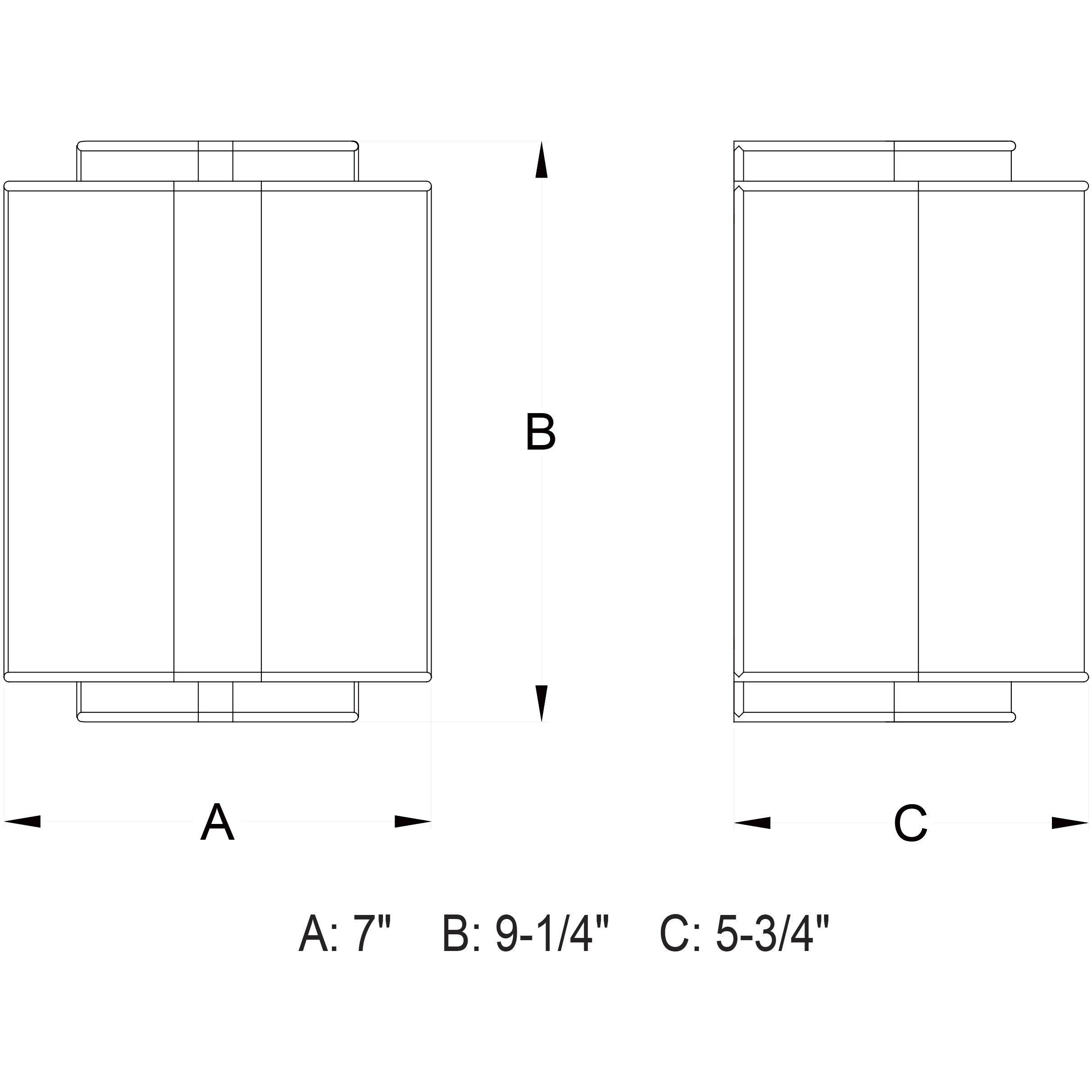 Burnaby LED 7 inch Matte Brass Wall Light