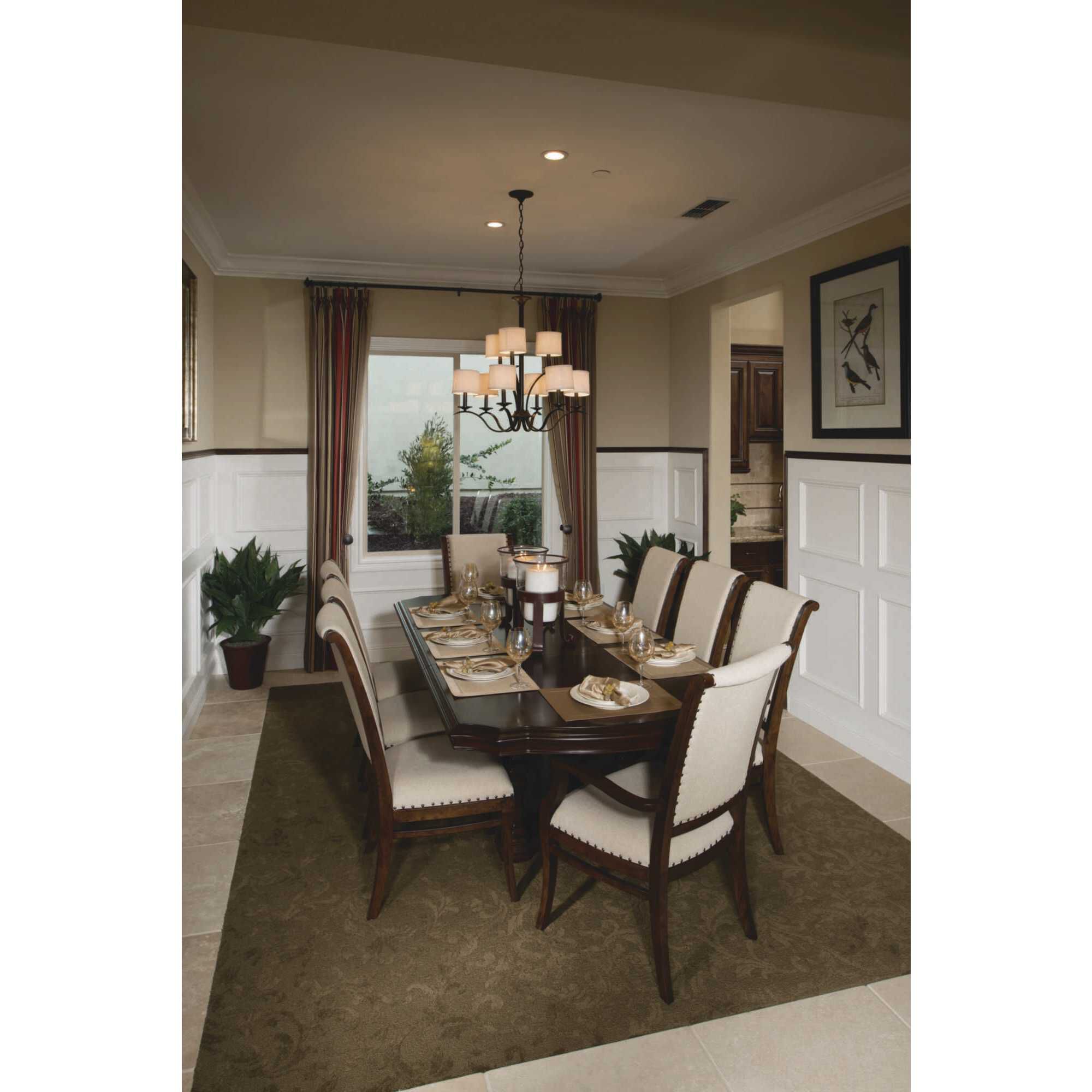 Inspire Beige Linen 5.5 inch Chandelier Shade