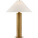 Paloma Contreras Olivier 28 inch 15.00 watt Hand-Rubbed Antique Brass Table Lamp Portable Light, Medium