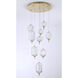 Canada LED 24 inch Brass Chandelier Ceiling Light