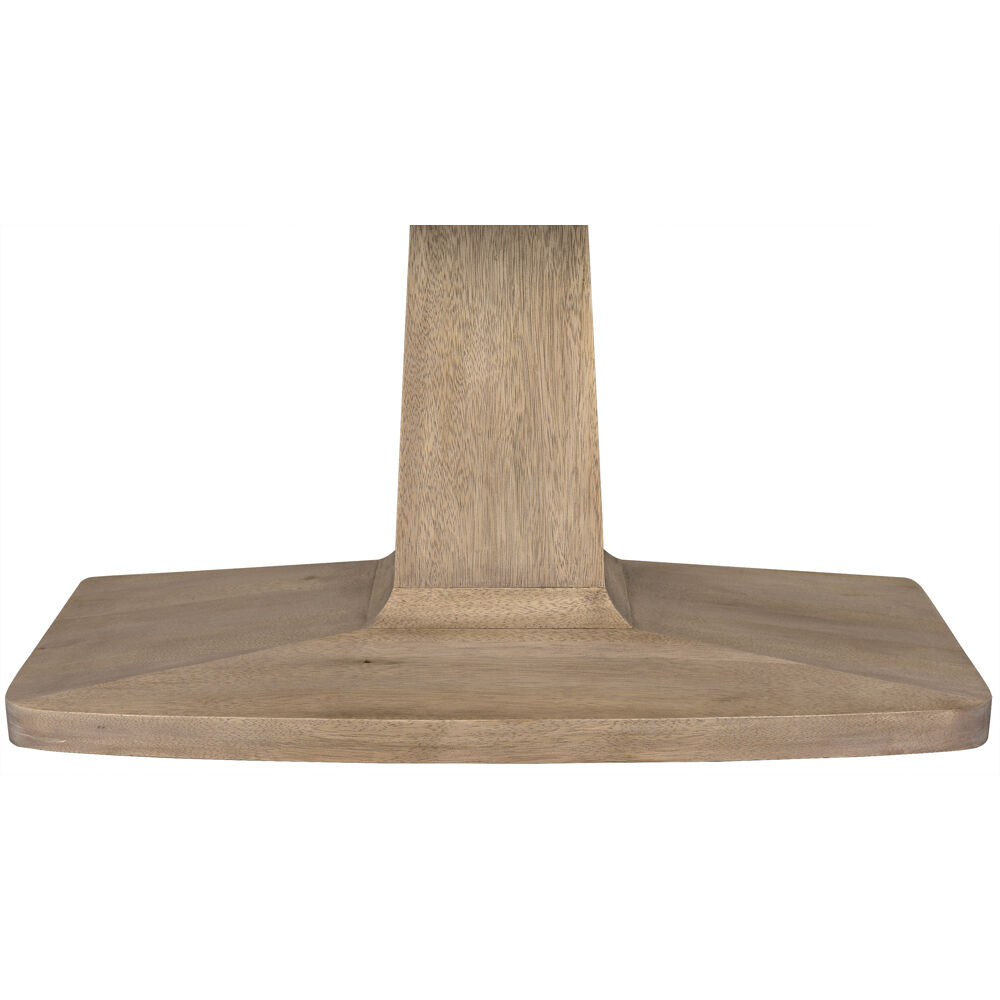 Travis 84 X 44 inch Washed Walnut Dining Table