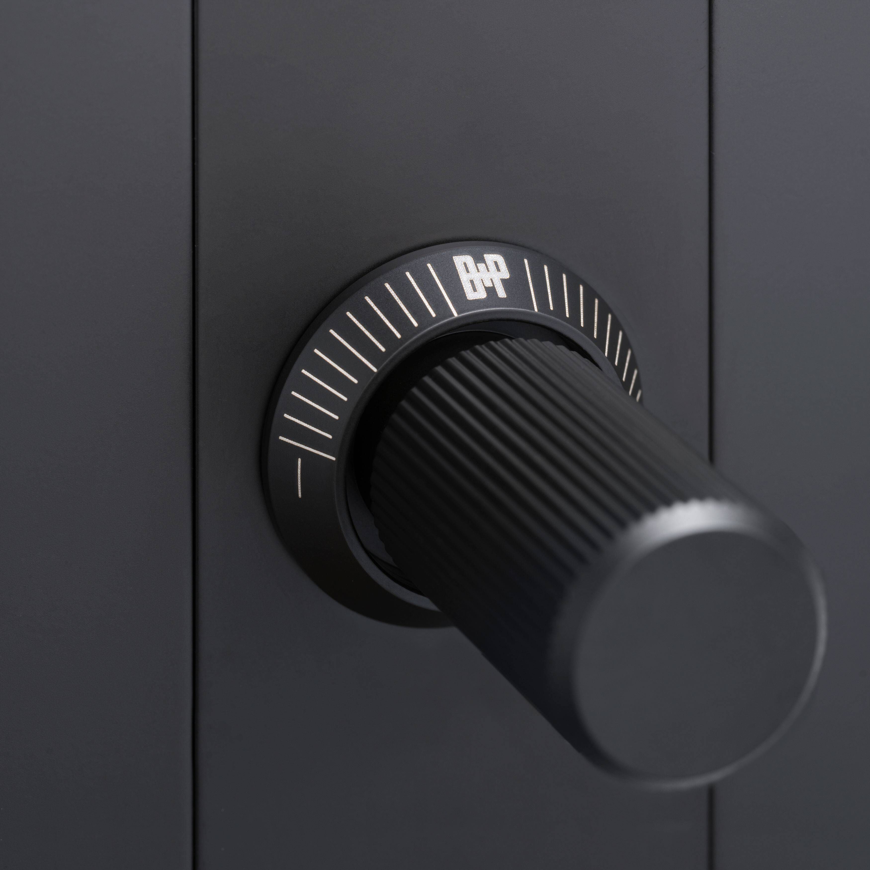 3G 100-120 Black Dimmer Switch, LED