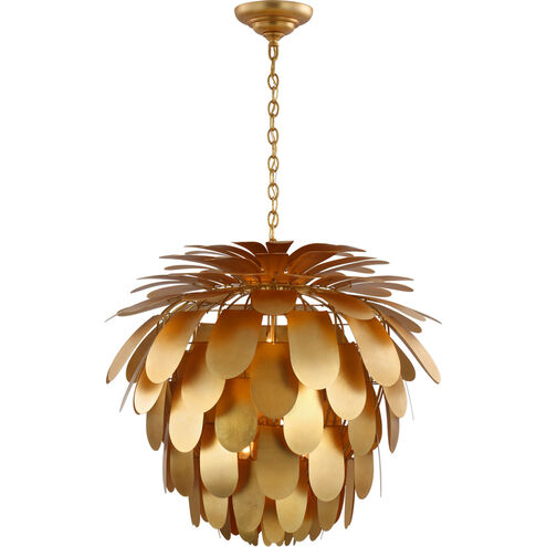 Chapman & Myers Cynara 6 Light 36.5 inch Gild Chandelier Ceiling Light, Grande