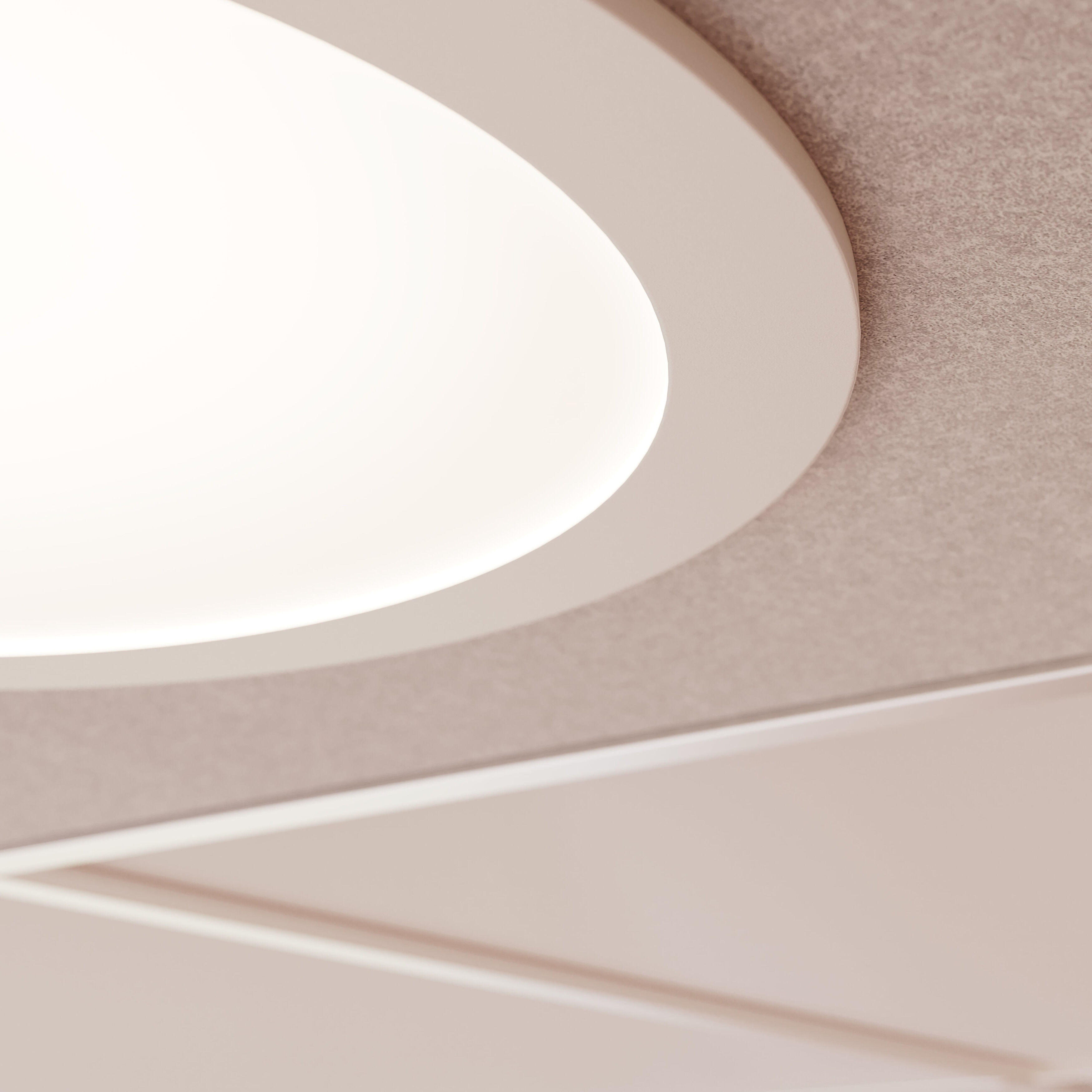 Pi Integrated LED Satin White Recessed Mount