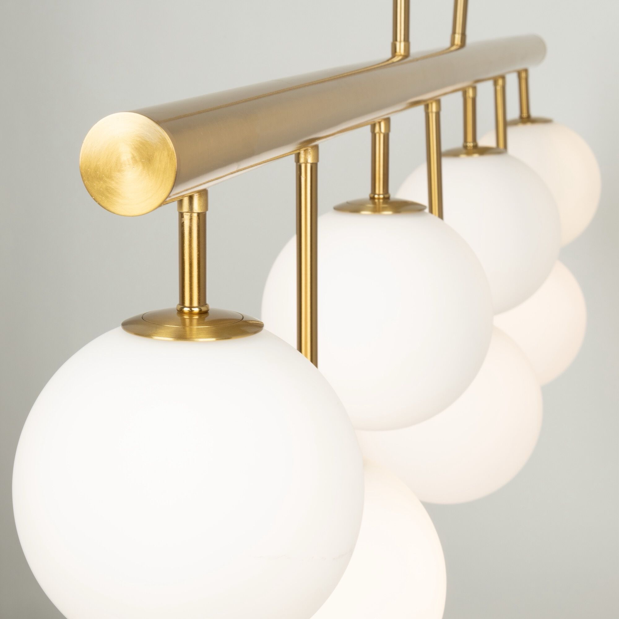 Aurelia LED 48 inch Brass Island Lights Ceiling Light