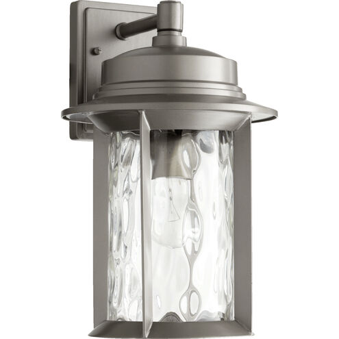 Charter 1 Light 16 inch Graphite Outdoor Wall Lantern