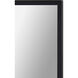 Raizel 40 X 30 inch Matte Black Wall Mirror