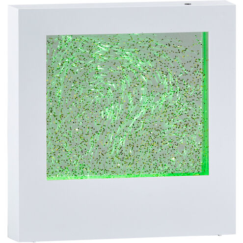 Glitter 9 inch 0.13 watt White Light Box Portable Light, Simplee Adesso