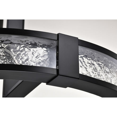 Darrow LED 24 inch Matte Black Pendant Ceiling Light