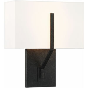 Carlyn 2 Light 10 inch Black ADA Sconce Wall Light