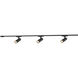 Paolo 120 Black Trilo Track Ceiling Light