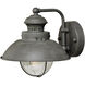 Harwich LED 8 inch Textured Gray Outdoor Wall