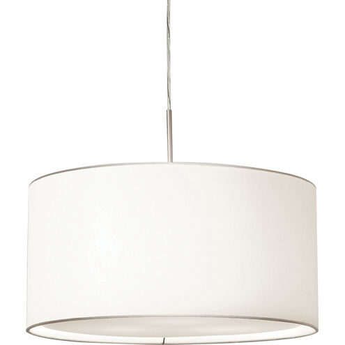 Mae 3 Light 20 inch Satin Nickel Pendant Ceiling Light