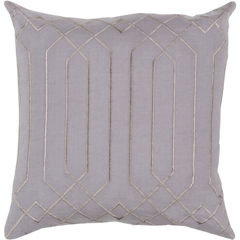 Skyline 20 X 20 inch Medium Gray/Charcoal Accent Pillow