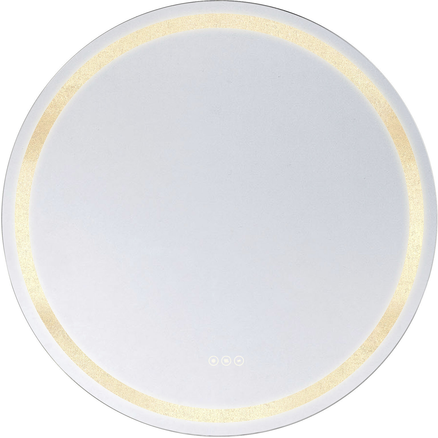 Cordova 32 X 32 inch Crushed Crystal Mirror, Frontlit