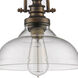 Virginia 1 Light 9.75 inch Oil Rubbed Bronze Pendant Ceiling Light