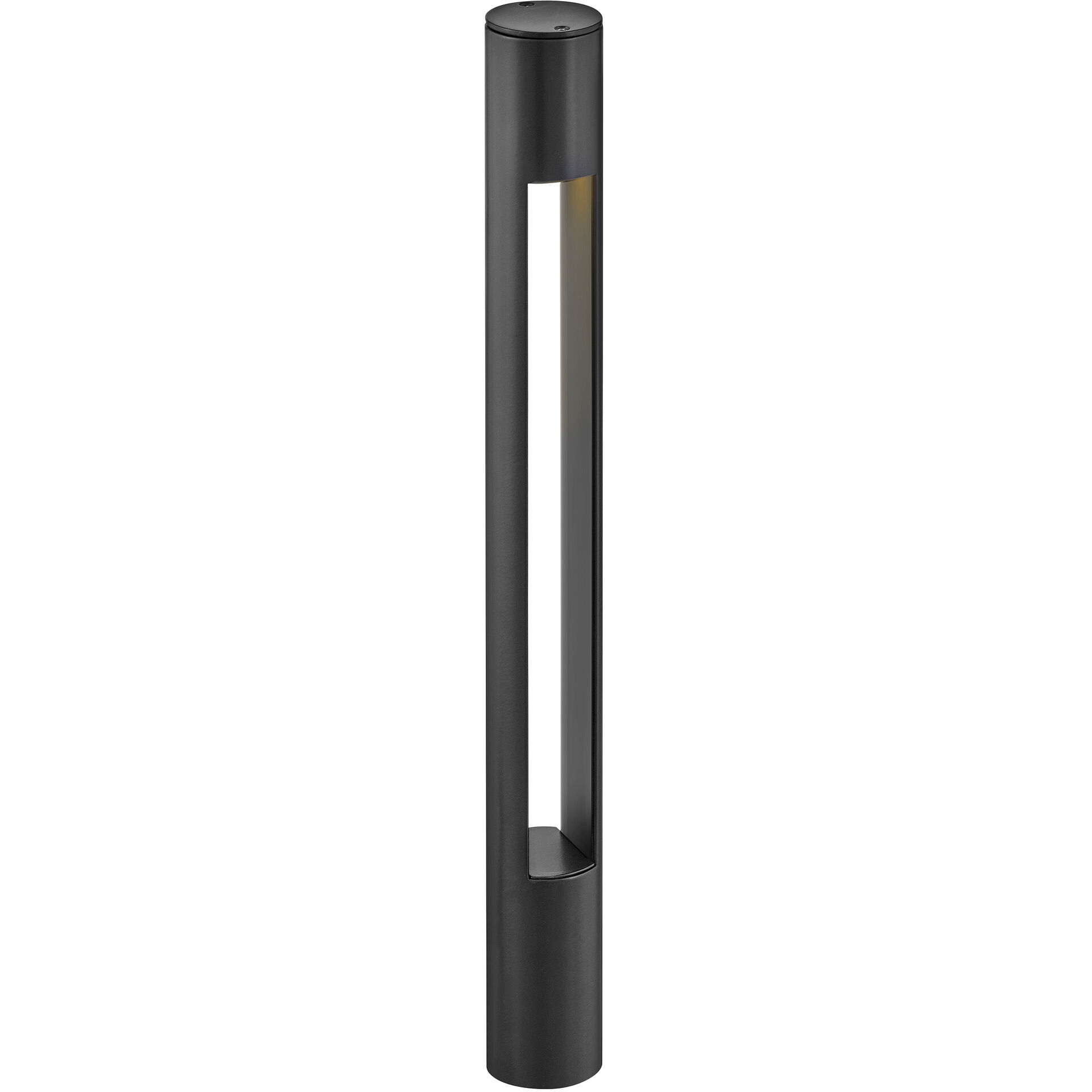 Atlantis 12v 4.00 watt Satin Black Landscape Path Bollard, Round