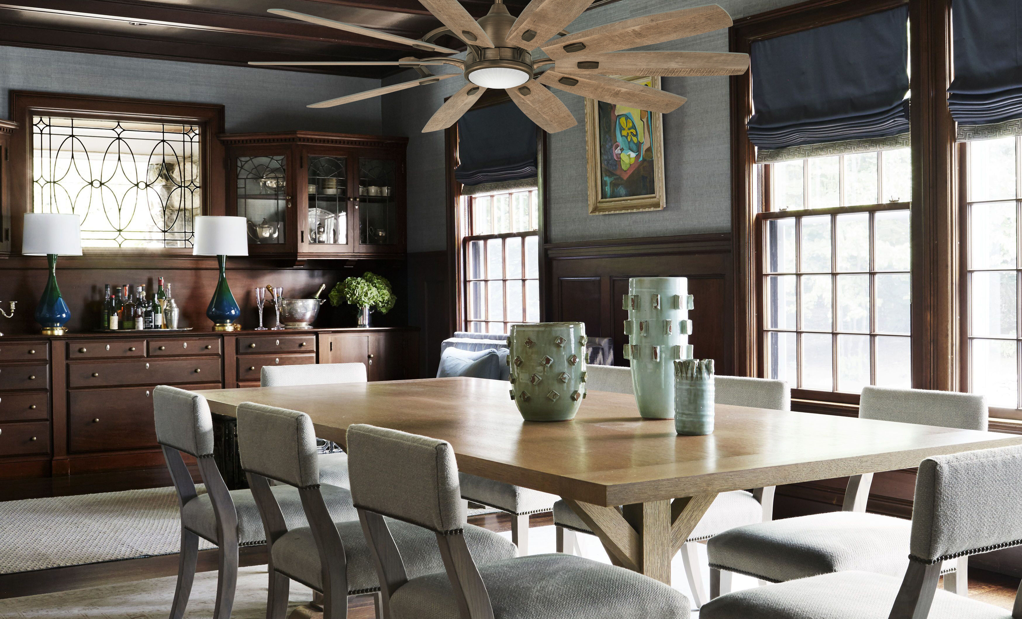 Minka-Aire F864L-HBZ Barn 65 inch Barnwood Ceiling Fan in Heirloom