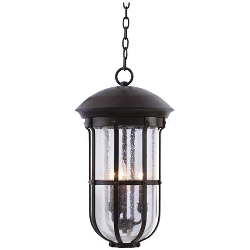 Emerson 3 Light 11 inch Burnished Bronze Outdoor Hanging Lantern