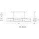 Memory Linear Pendant Ceiling Light in 56in.