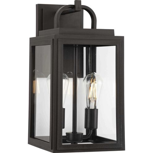 Grandbury 2 Light 17 inch Antique Bronze Outdoor Wall Lantern