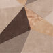 Mid Century 36 X 24 inch Taupe/Camel/Dark Brown/Light Gray Rugs, Rectangle