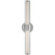 Georgette LED 24 inch Polished Nickel Bath Light Wall Light