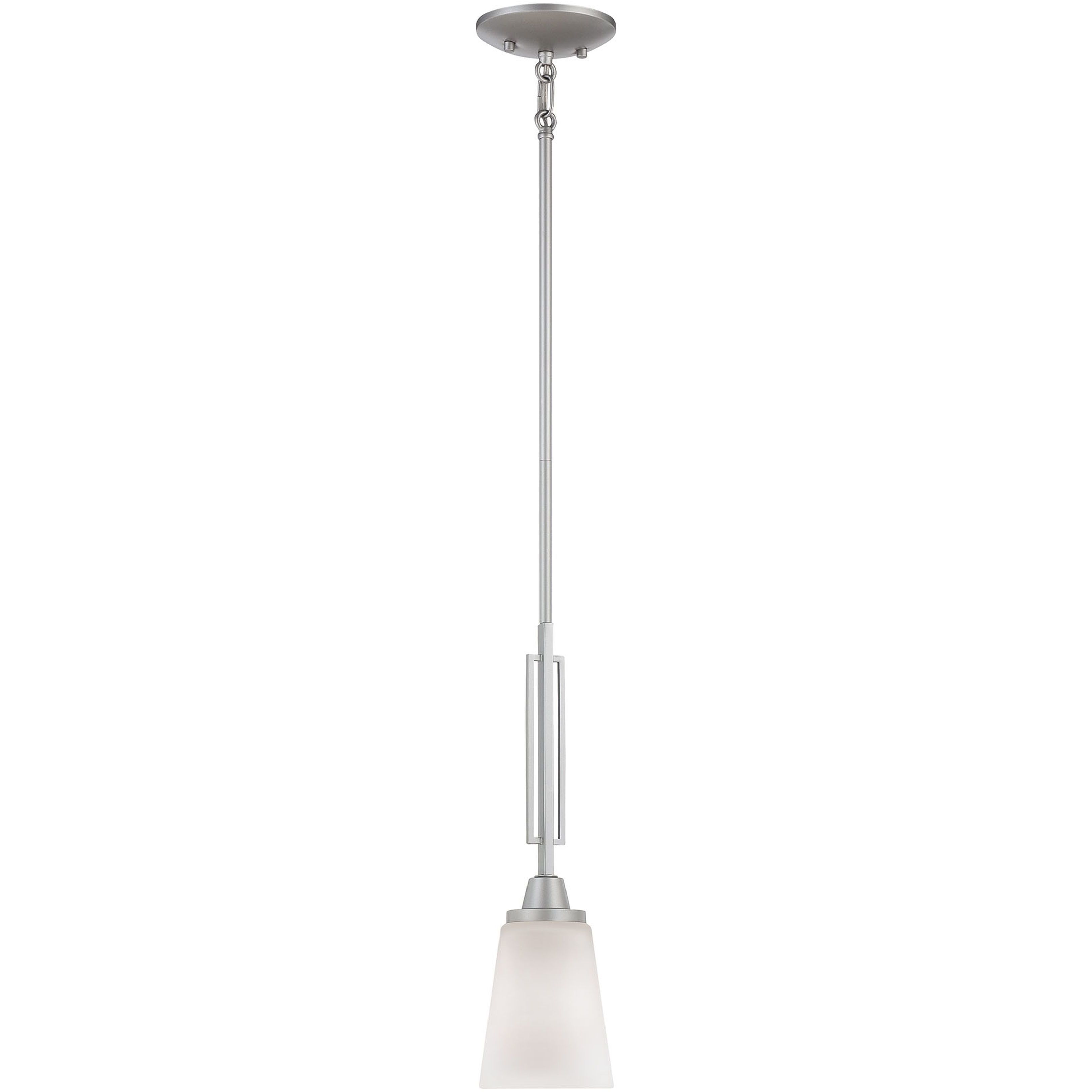 Wright 1 Light 5.75 inch Matte Nickel Mini Pendant Ceiling Light