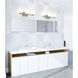 Annalise 3 Light 24 inch Brushed Nickel Vanity Wall Light