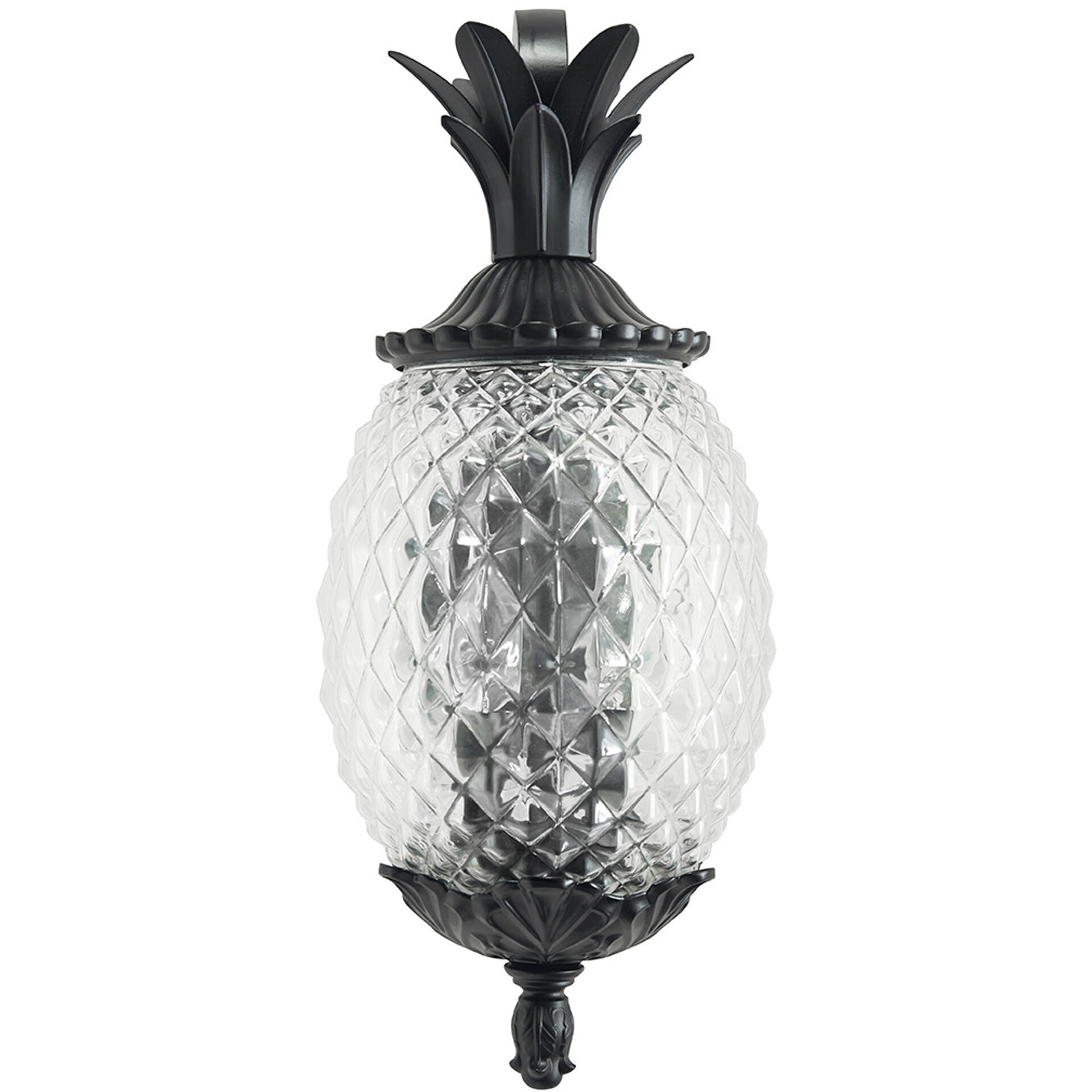 Lanai 2 Light 18 inch Matte Black Exterior Wall Mount