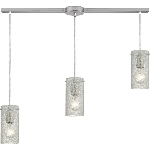 Ice Fragments Linear Mini Pendant Ceiling Light in Clear
