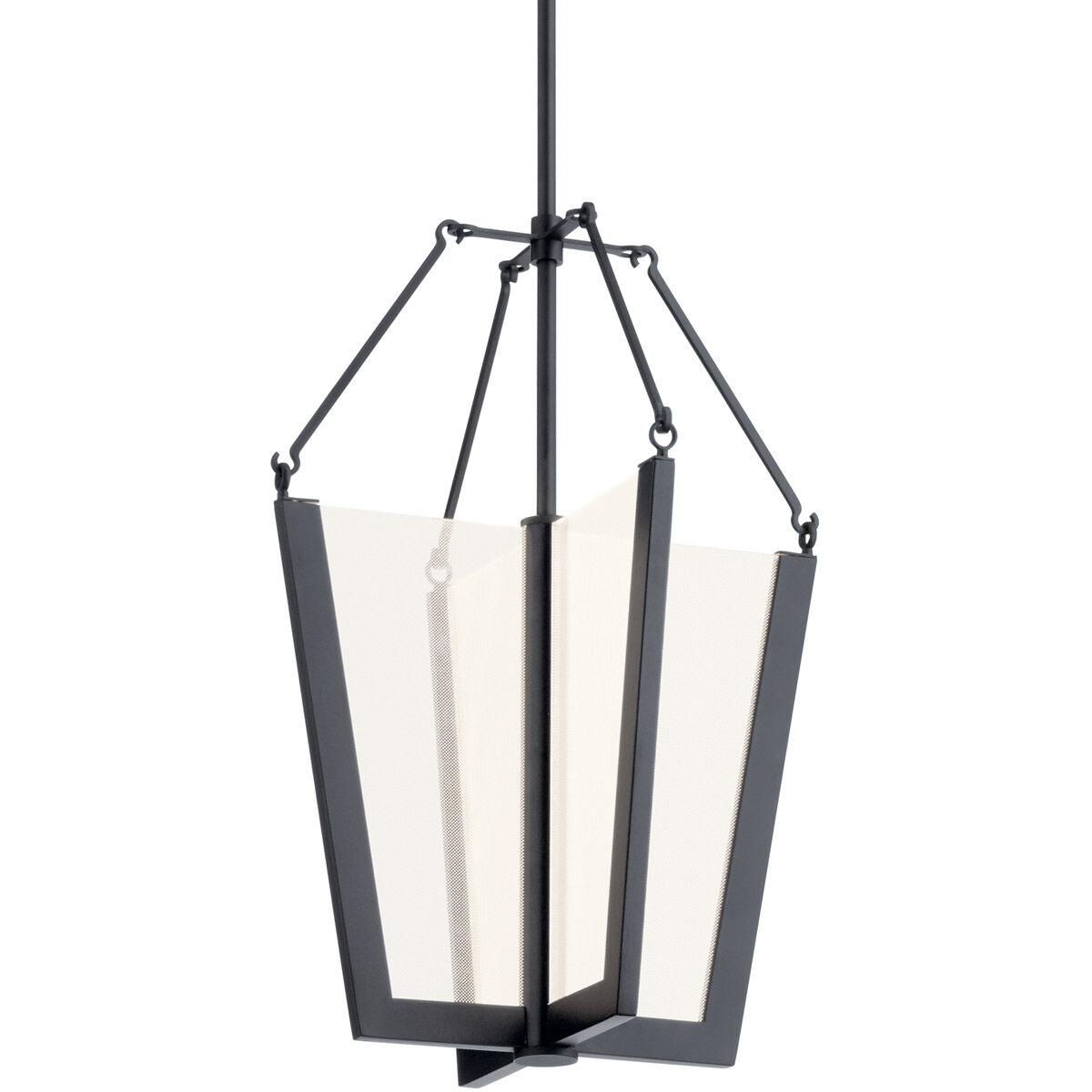 Calters LED 14 inch Black Pendant Ceiling Light