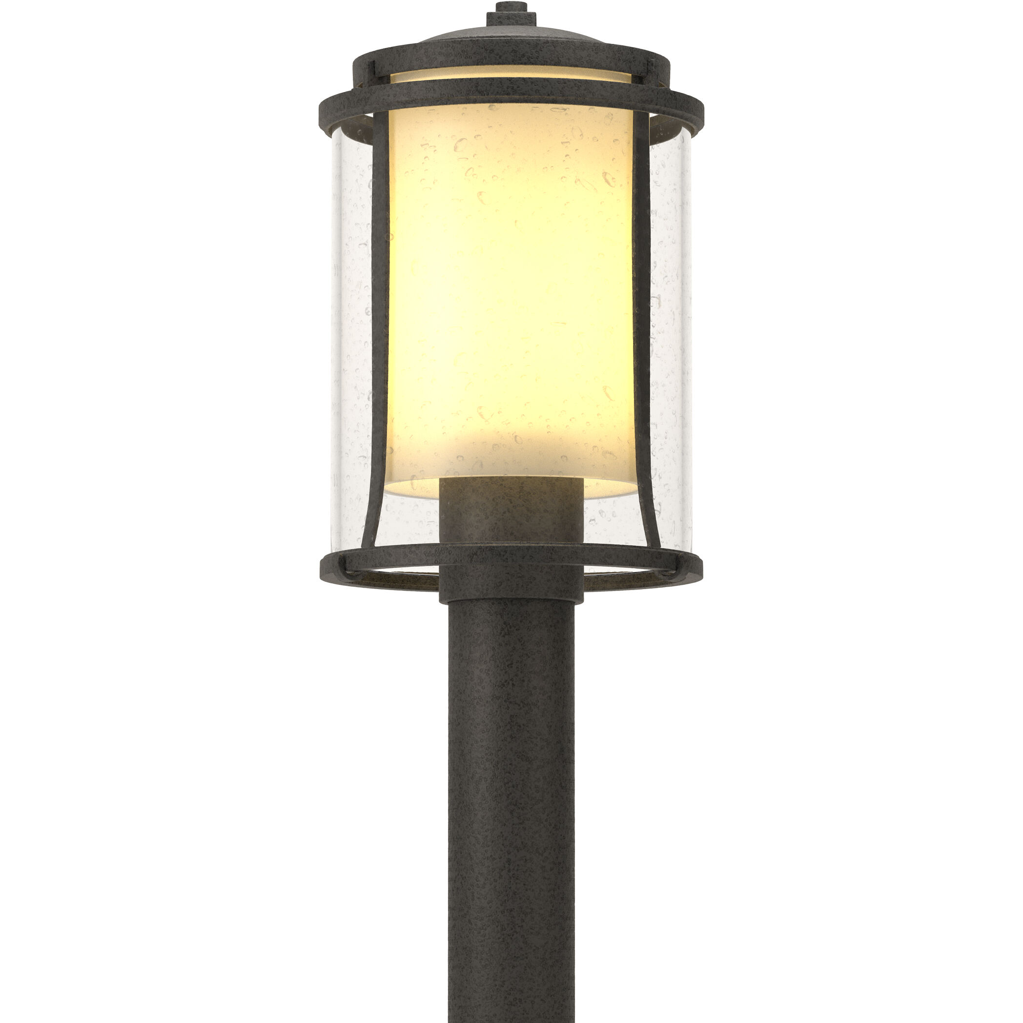 Meridian 1 Light 14.4 inch Coastal Natural Iron Outdoor Post Light