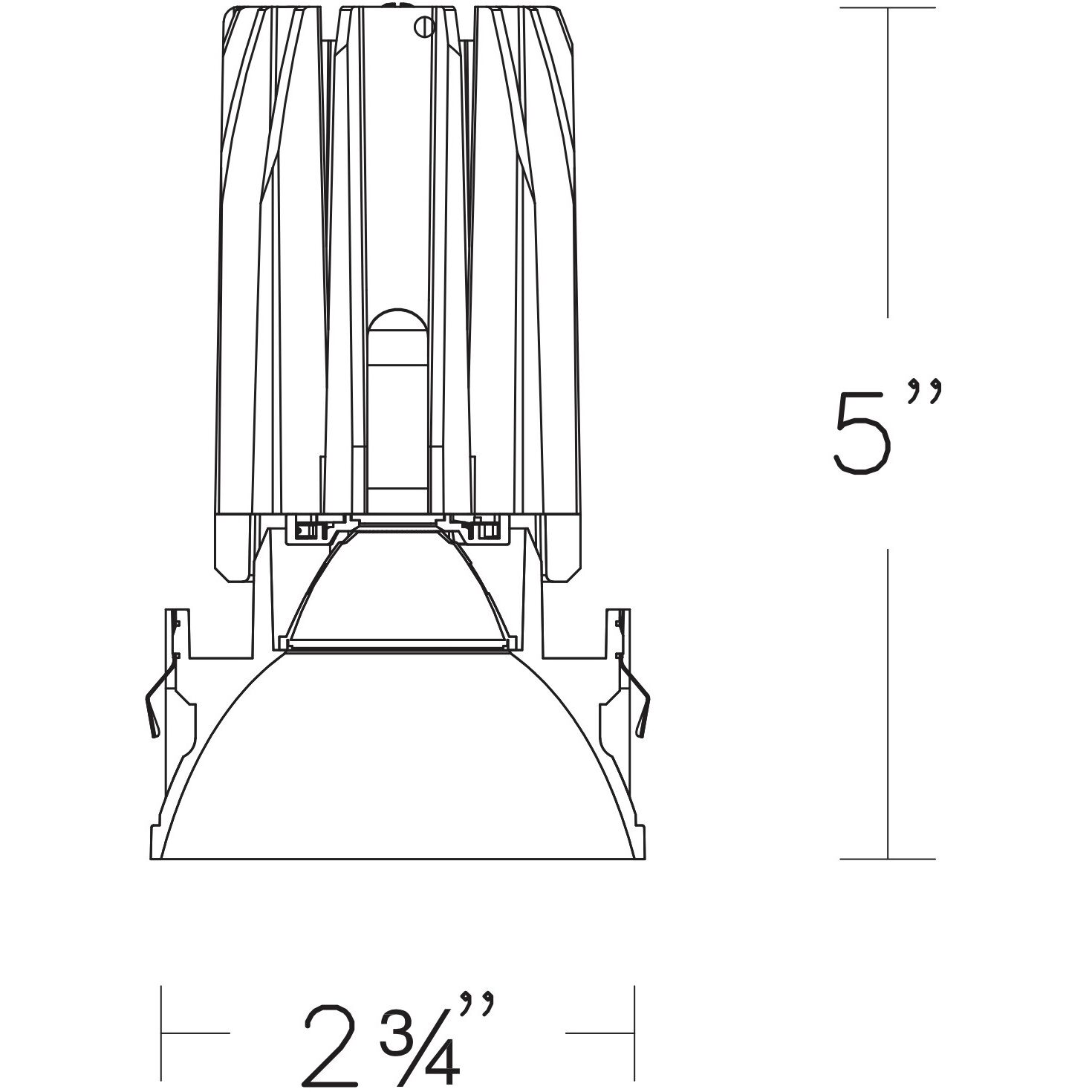 FQ Dark Bronze Trim in 3000K